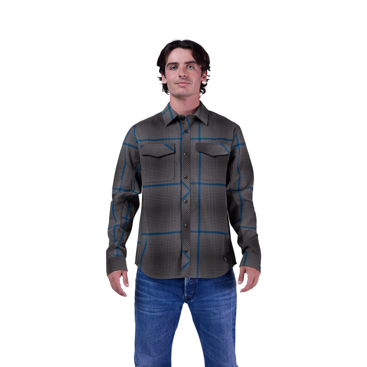 Survivalist Fire Long Sleeve Flannel Shirt
